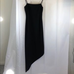 Arianna by Rachel Kay Size 6 Black Slit Dress